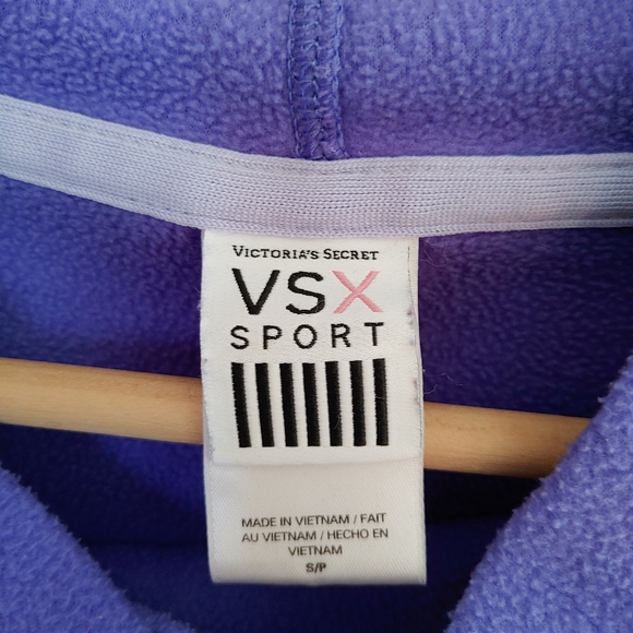 Victoria's Secret Fleece Hoodie Purple Size Small - Picture 13 of 15